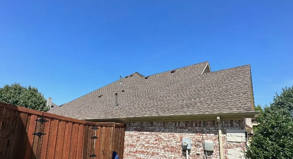 Completed roof replacement project in Bardstown